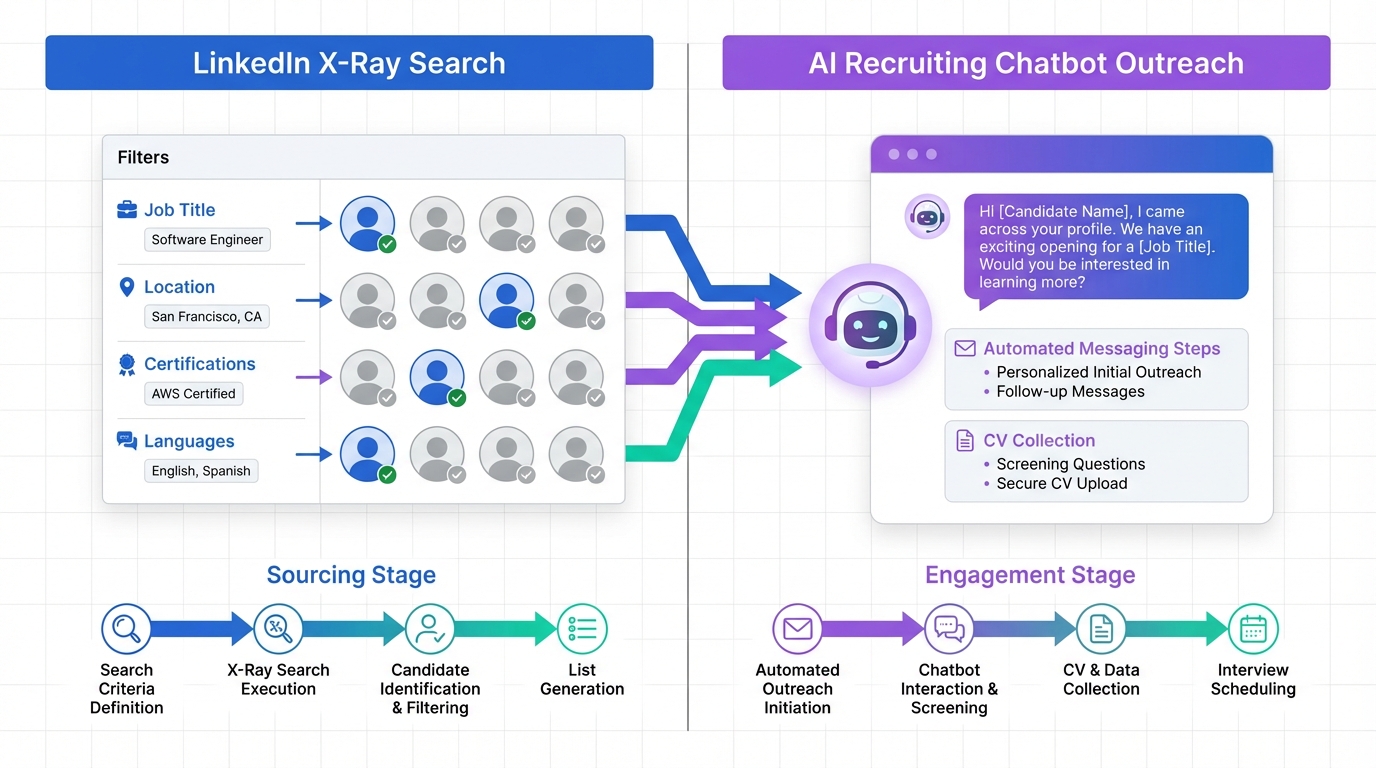 AI Recruiting Tool vs LinkedIn X-Ray Search: What Changes in 2026
