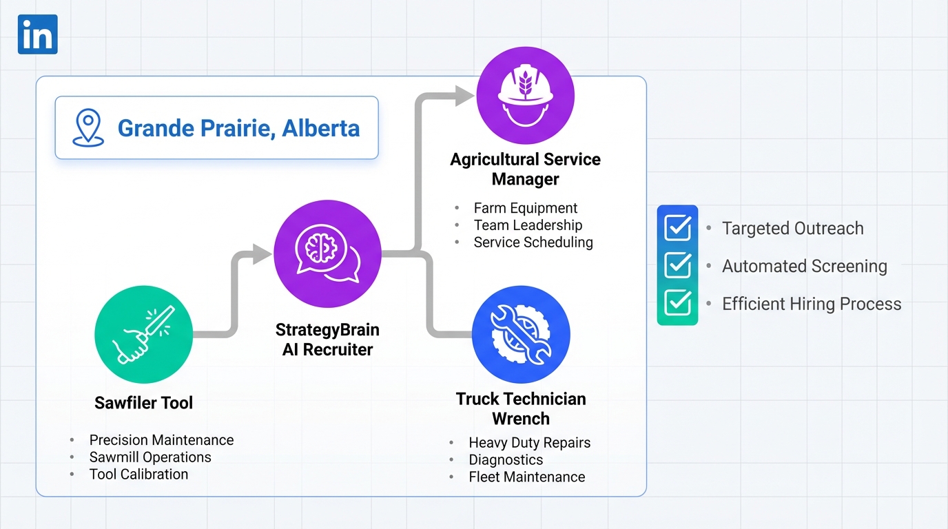 AI Recruiting Tool Guide: Grande Prairie Jobs + LinkedIn Automation