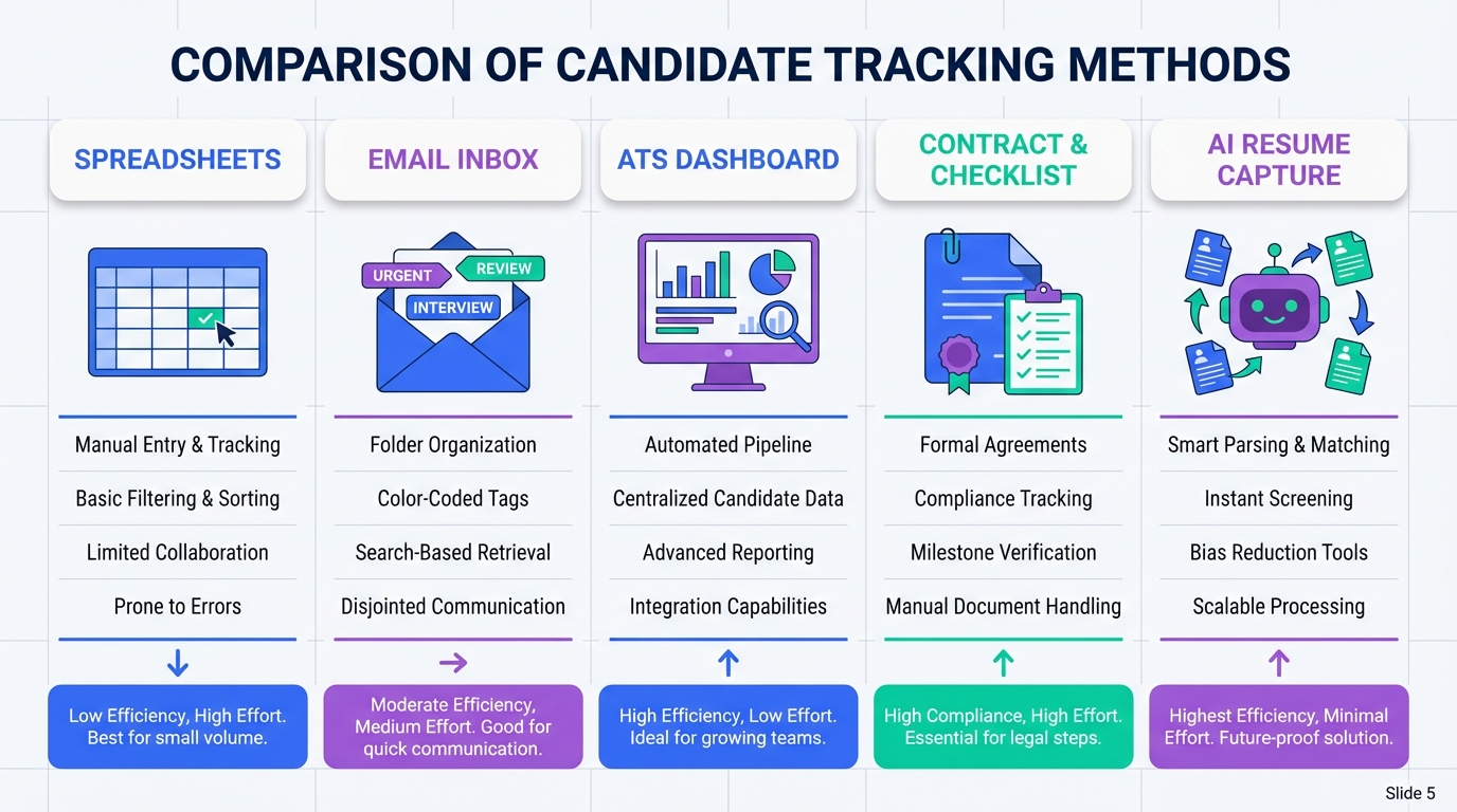 Candidate Tracking Tool Guide: 5 Ways to Track Hiring (2026)