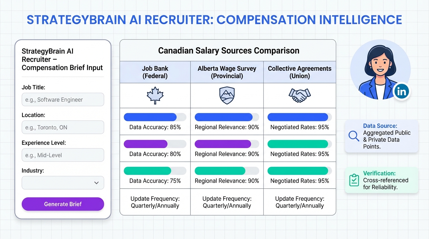 AI Recruiting Tool Guide: Free Canadian Salary Data Sources (2026)
