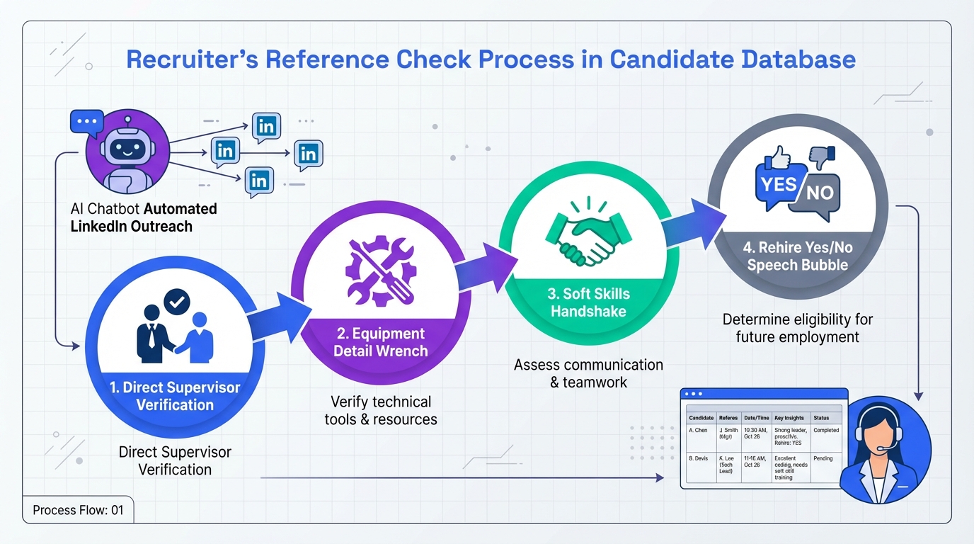 Candidate Database for Recruiters: Reference Checks for Skilled Trades (2026)