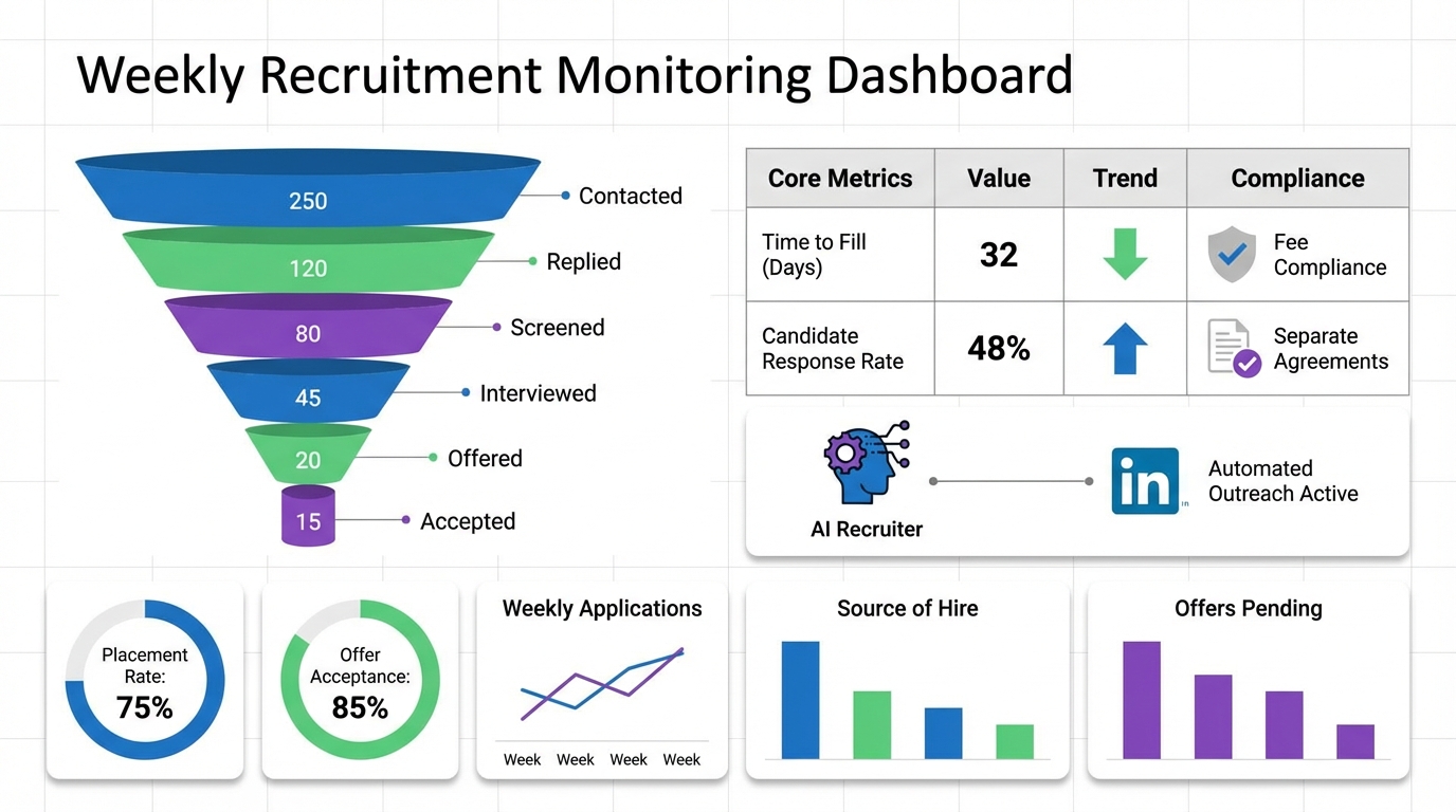 Recruitment Monitoring in Canada: Agency Fees, Rules, and Metrics (2026)