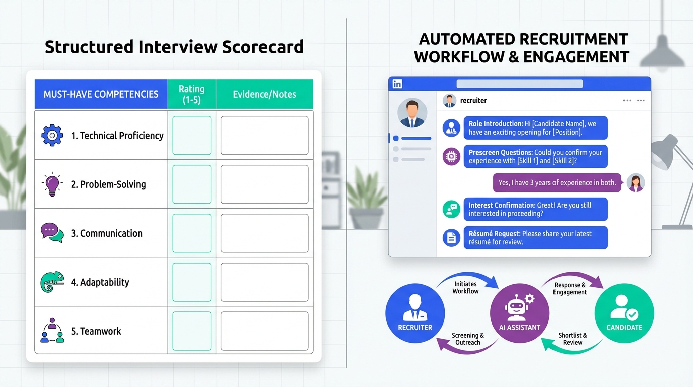 LinkedIn Sales Automation for Hiring: Interview Workflow (2026)