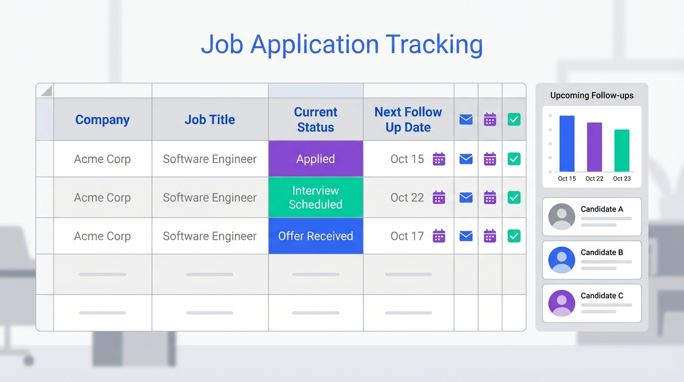 ATS for Recruiters: A Practical Job Tracking Spreadsheet (2026)