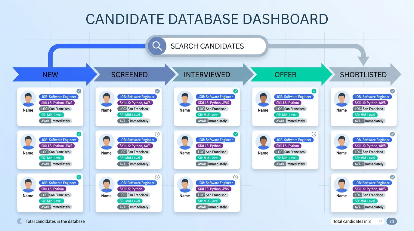 Candidate Database for Recruiters: Build One That Fills Roles