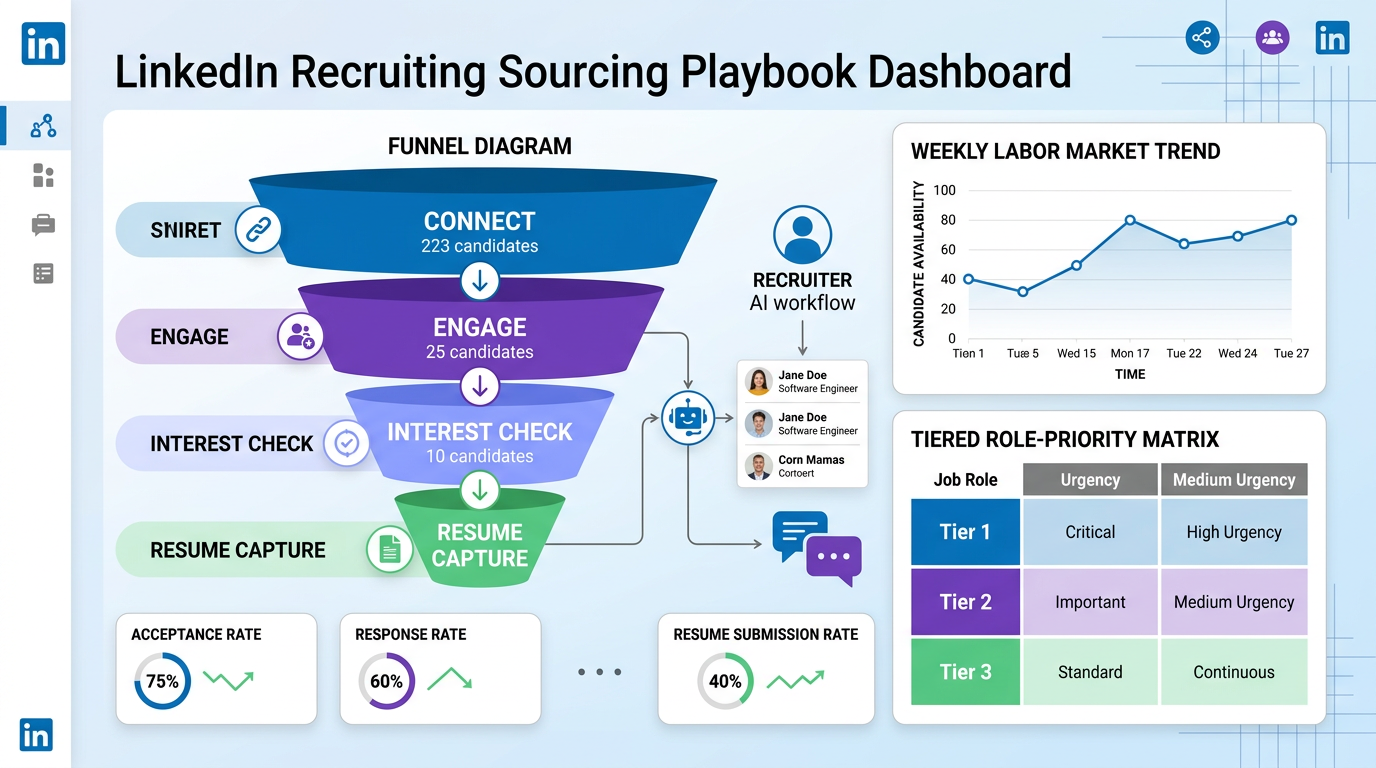 Recruiting Sourcing Playbook for Uncertain Labor Markets