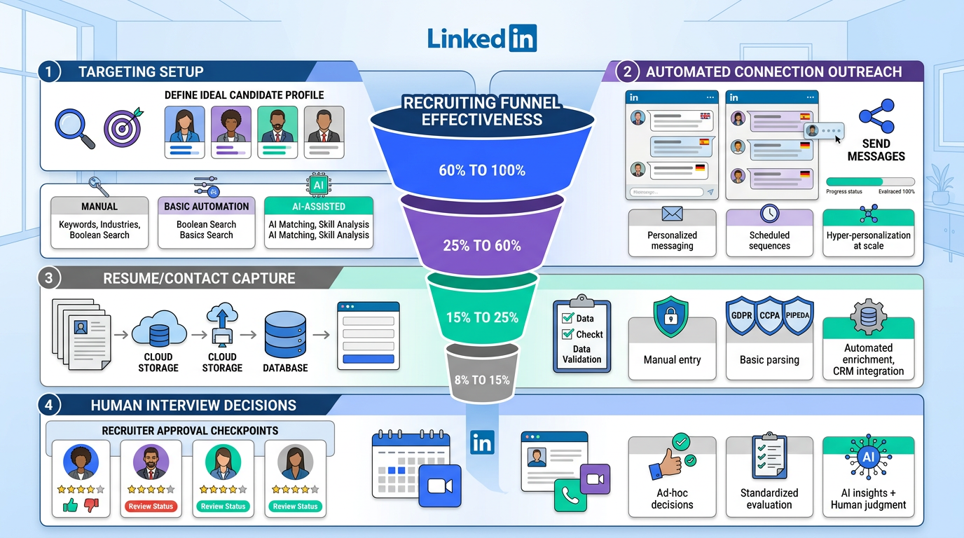 LinkedIn Connection Automation Tool for Recruiters