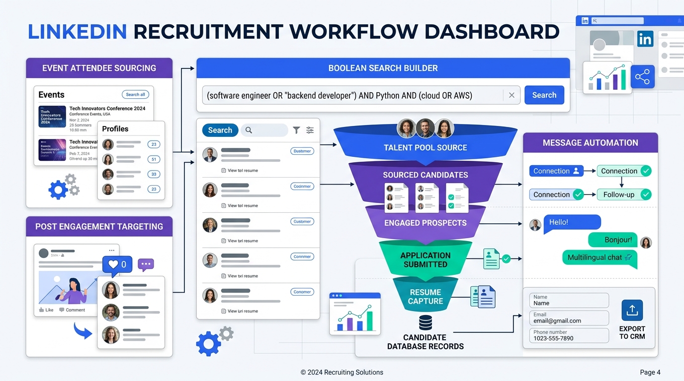Recruitment Database Tactics for Better LinkedIn Outreach