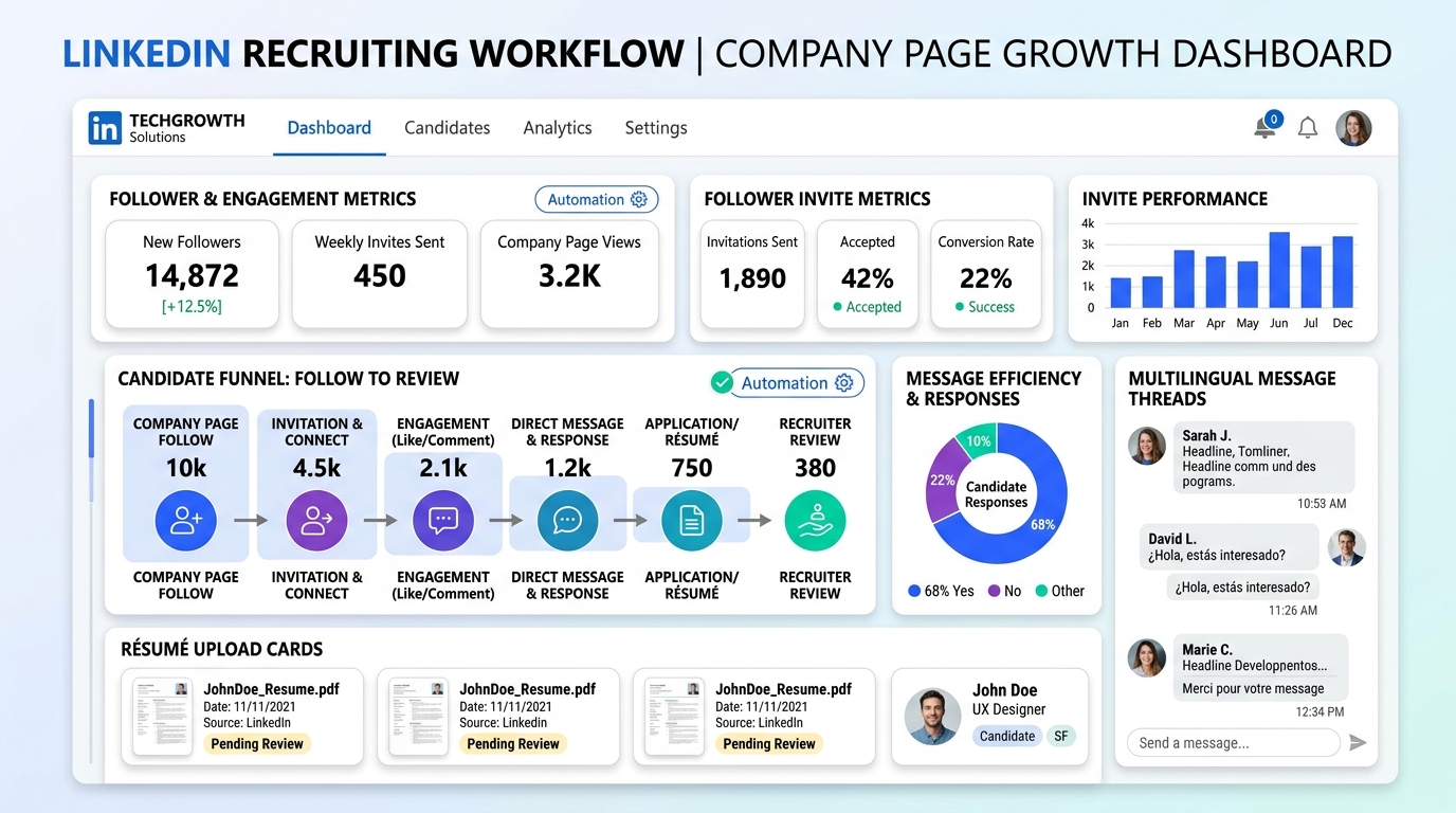 Recruitment App Tactics for LinkedIn Company Growth