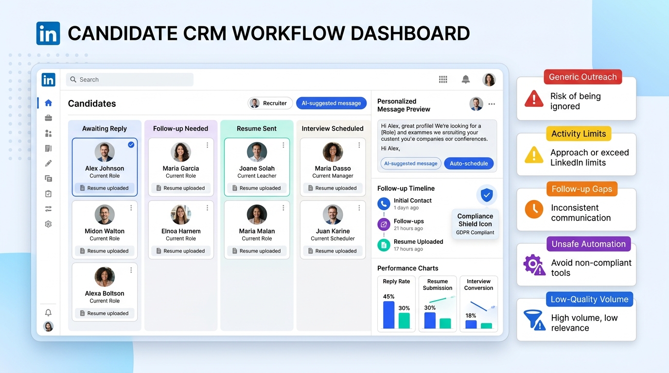 Candidate CRM: 5 LinkedIn Automation Mistakes to Avoid