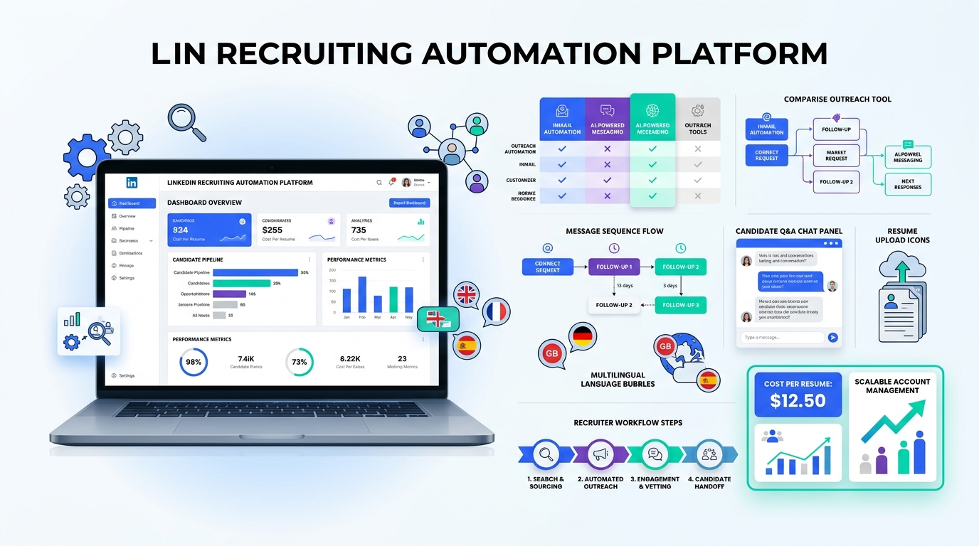 AI Recruiting Tool for LinkedIn Follow Up Automation