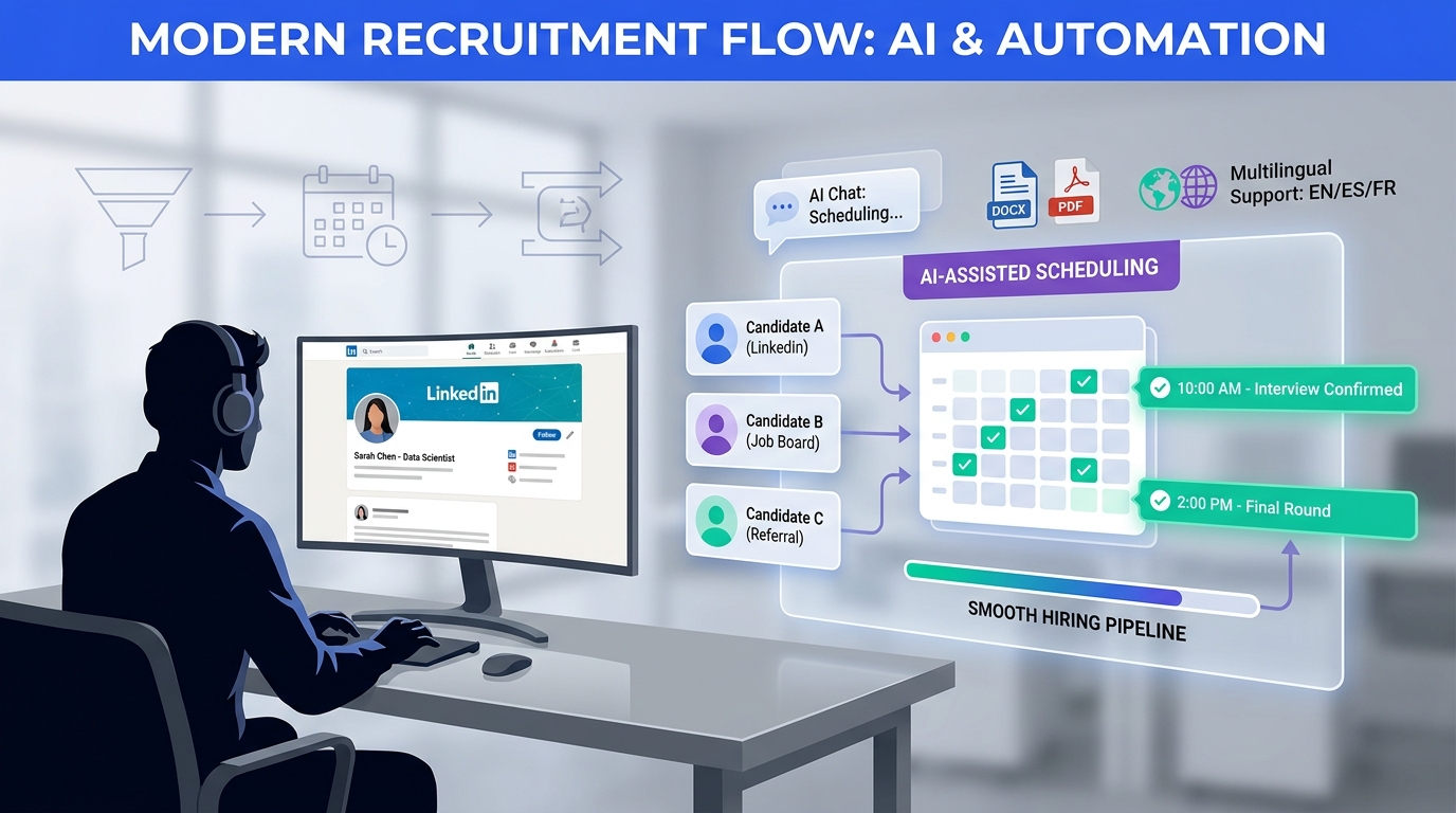 Hiring AI for Faster Interview Scheduling