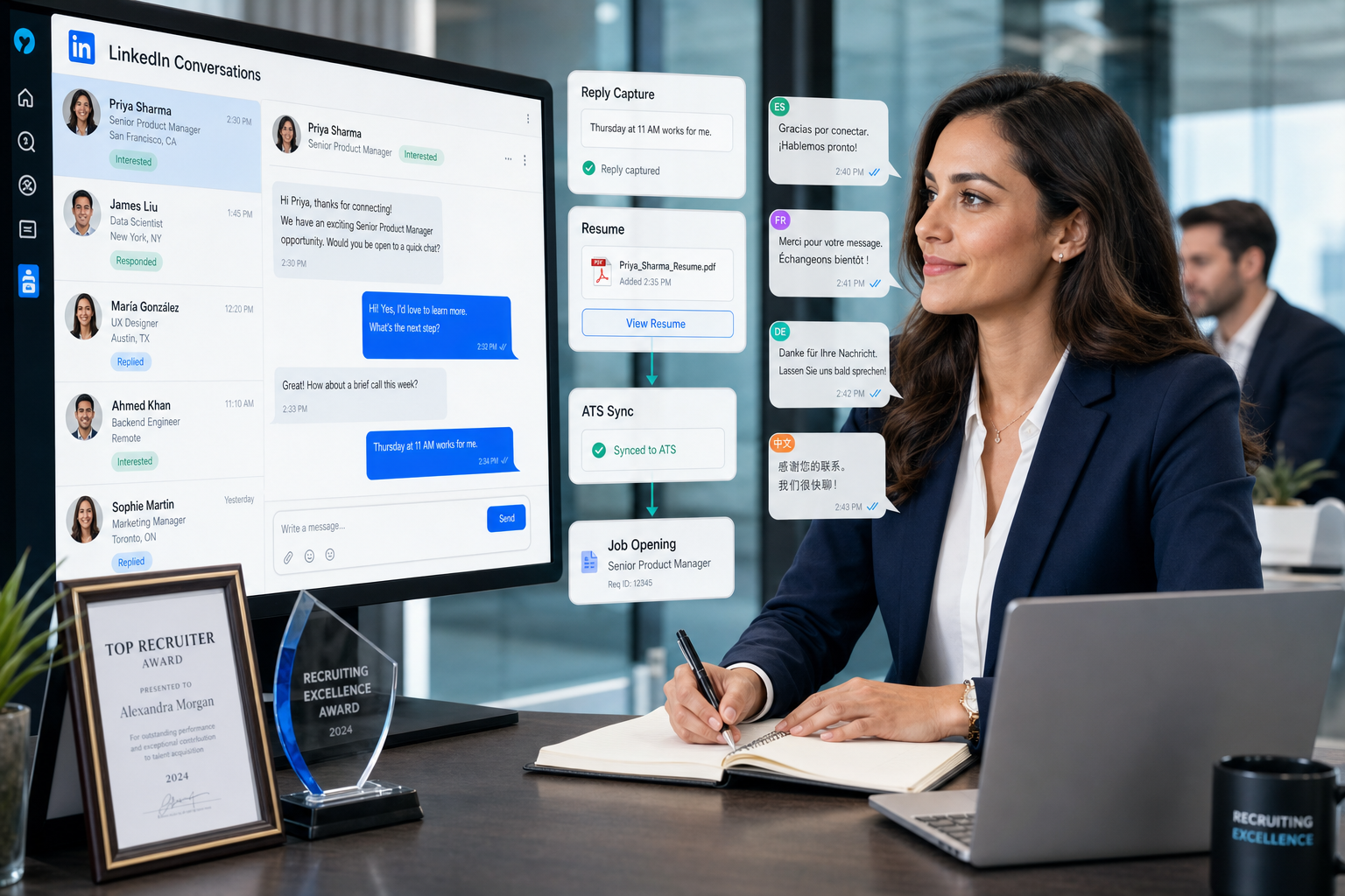 Automatiser LinkedIn With Better Recruiter Flow