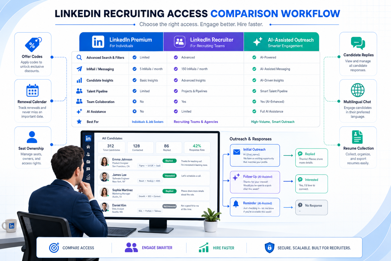 LinkedIn Premium Code vs Recruiter Deals