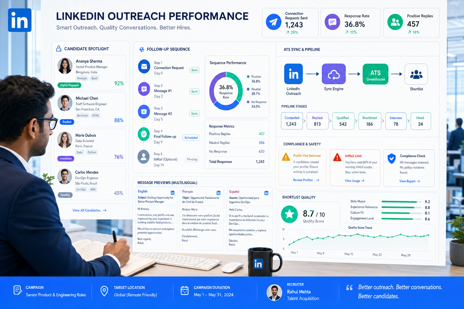 LinkedIn Recruiting Automation for Tight Markets
