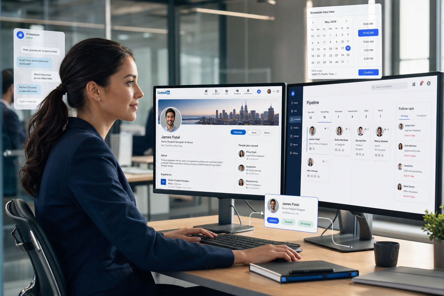 Recruitment Automation Tools for LinkedIn Hiring